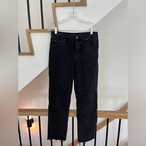 Boden straight leg Jean - washed black - NWOT, 6 long